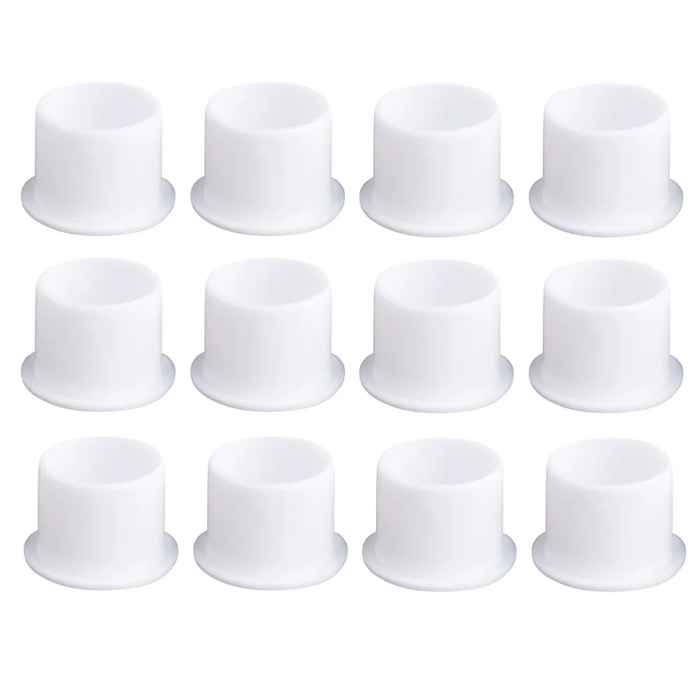 1000Pcs Ink Cup Pigment Container with Base Heavy Duty Plastic Color Cups for Tattoo Ink Easy Carry Stack Store Supplies