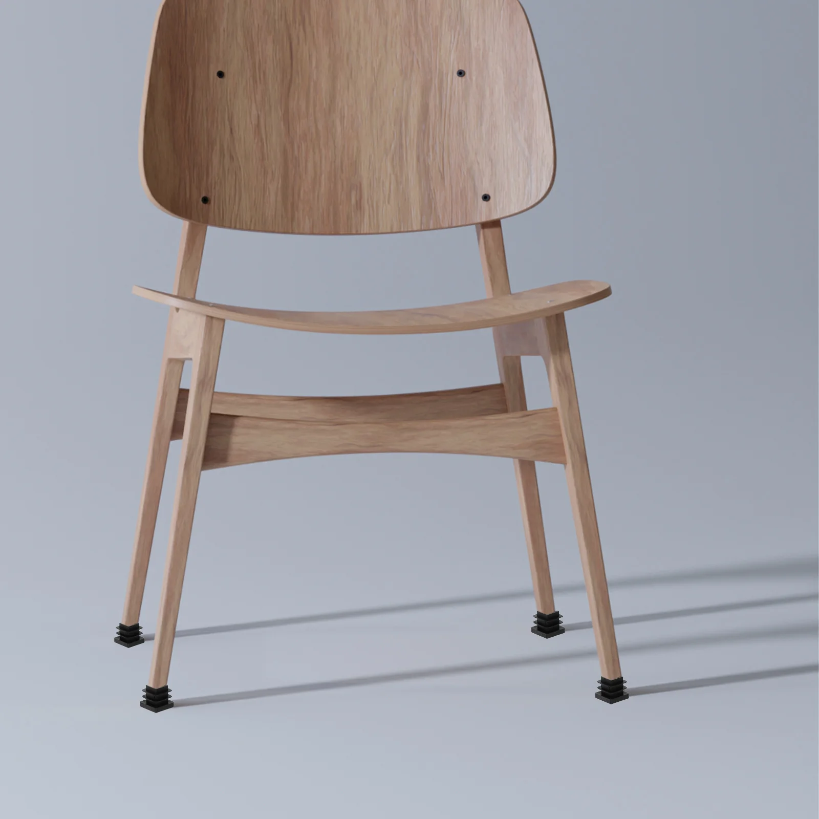 

30pcs Plastic Tube Bung For Home Furniture Leg Plug Square End Caps Chair Glide Plastic Plug Insert Wear-Resistant