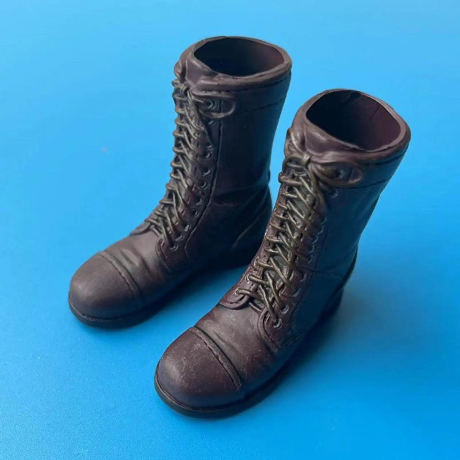 

1:6 Scale Short Tube Boots Low Heel Boots Retro Stylish Fashion Casual Shoes for