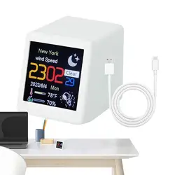 Alarm Clock Desktop Decoration Smart Digital Alarm Clock And Desktop Decoration Smart Weather Forecast With Wifi Smart Air