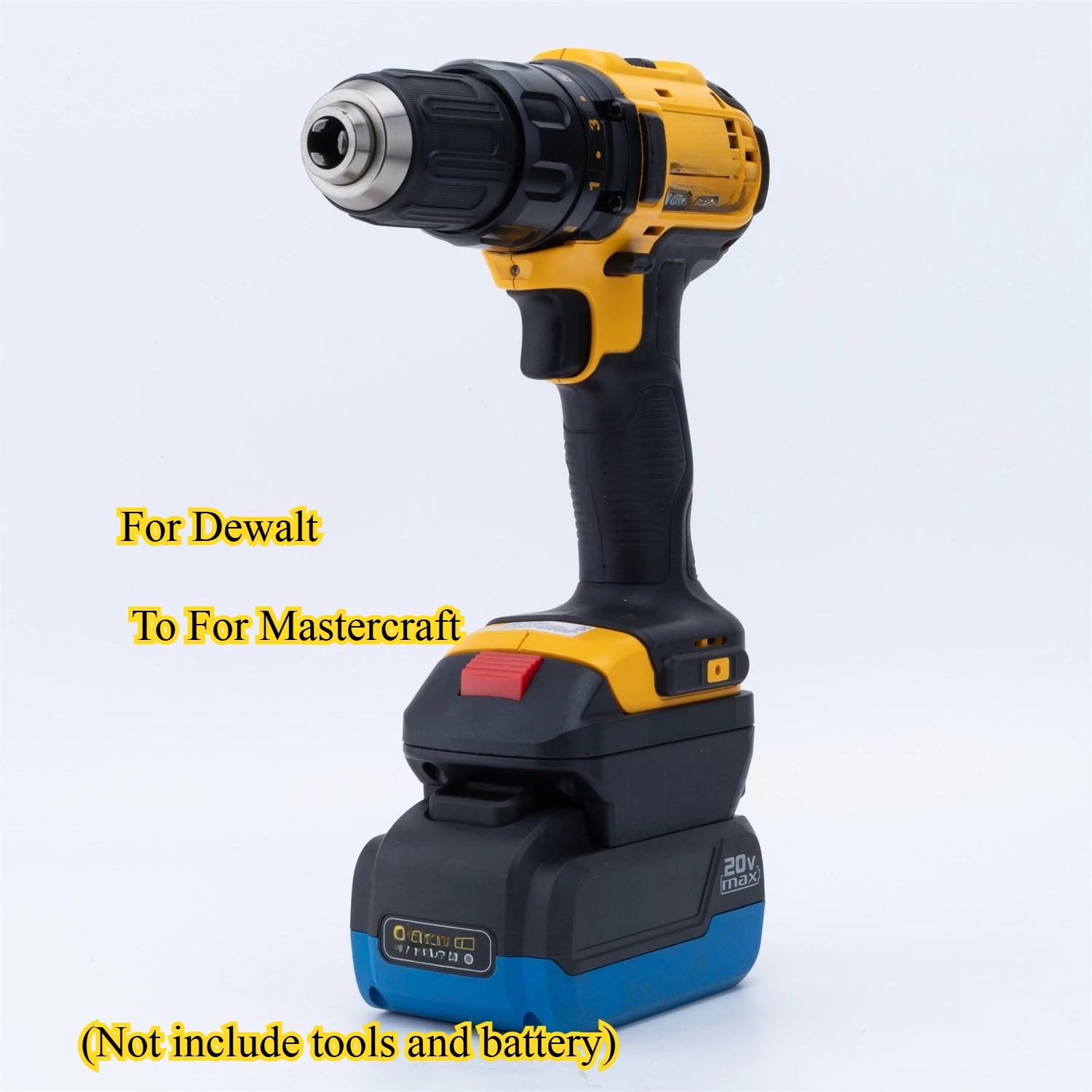 

Adapter Converter For Mastercraft 20v PWR POD Battery ToFor Dewalt 18v 20v Tools use compatible (Not include tools and battery)