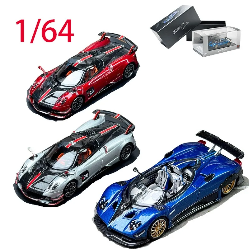 

LCD diecast 1/64 scale Pagani Zonda hp Alloy Car Model Huayra Play Vehicles Toys for Boys Original Box Convertible
