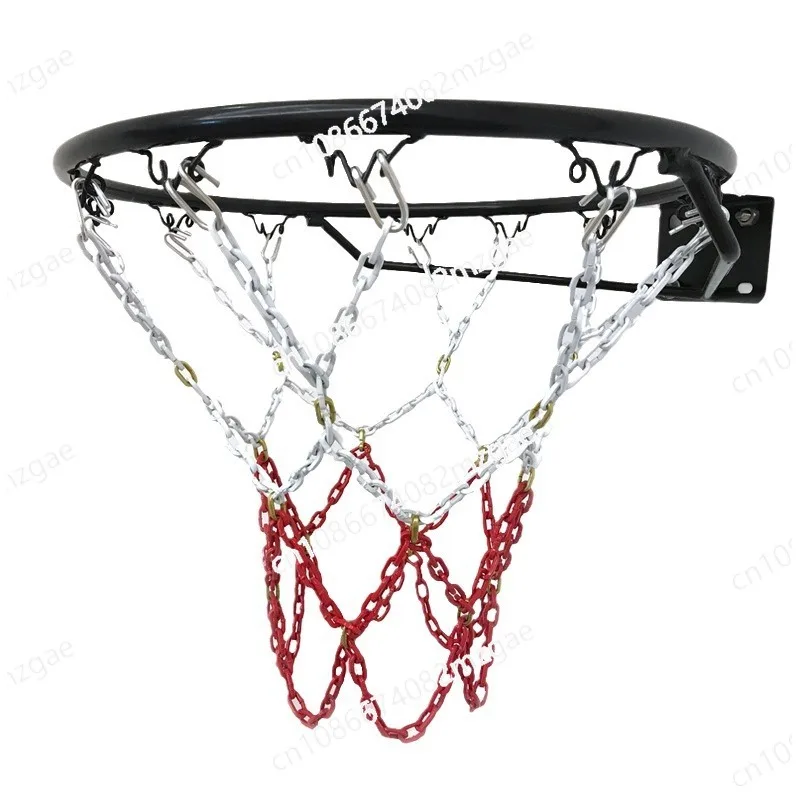 

Basketball net Metal basketball frame net Galvanized spray iron chain Basketball net iron chain
