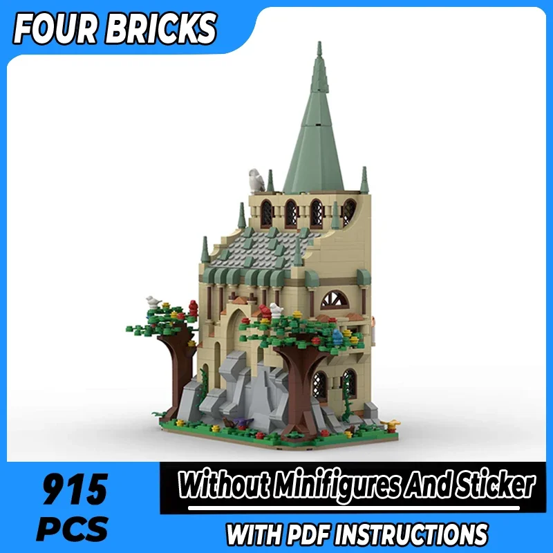 Magical Movies Model Moc Building Bricks Medieval Card Castle Technology Modular Blocks Gifts Christmas Toys DIY Sets Assembly