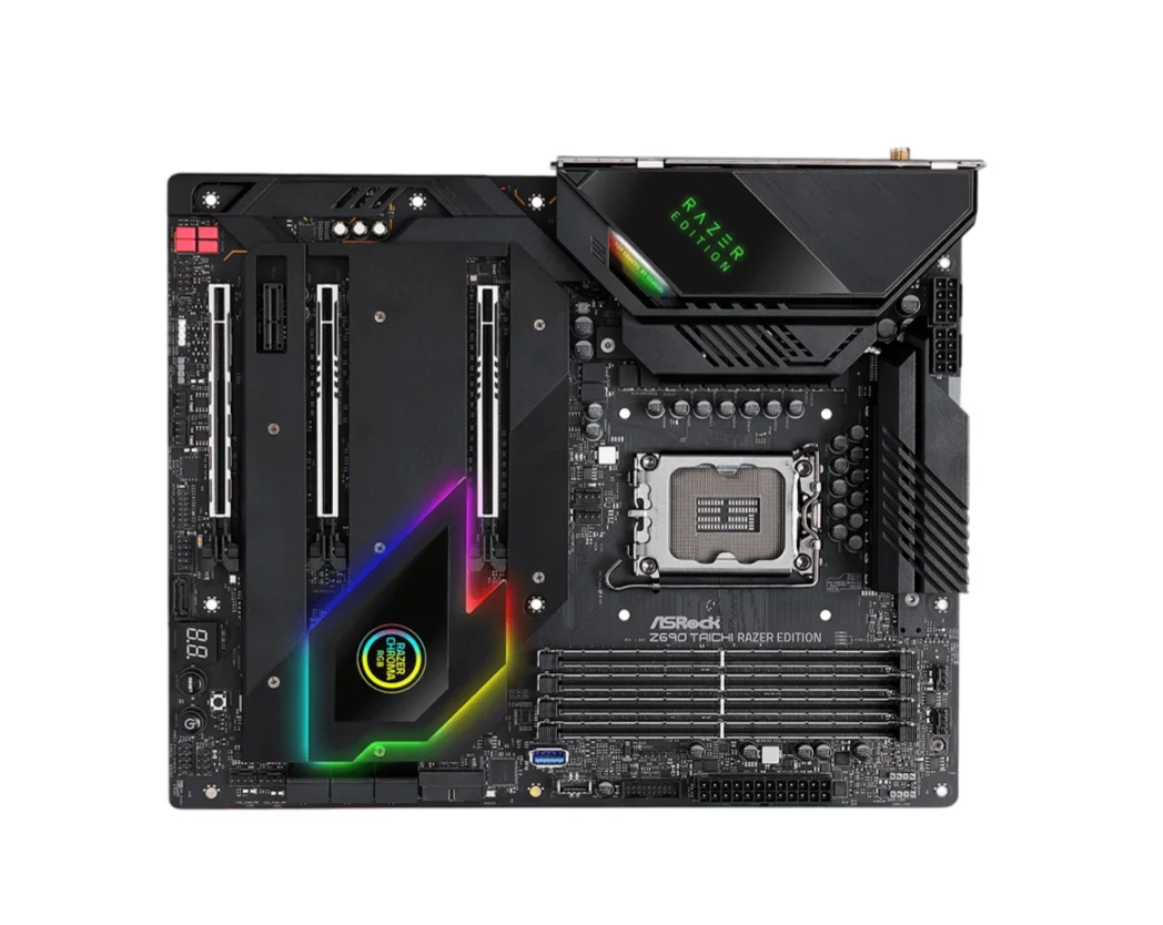 ASROCK Z690 TAICHI RAZER EDITION Motherboard LGA1700 Support 12/13/14th Gen i5-12600KF i7-12700KF i9-12900KF CPU DDR5 Intel Z690
