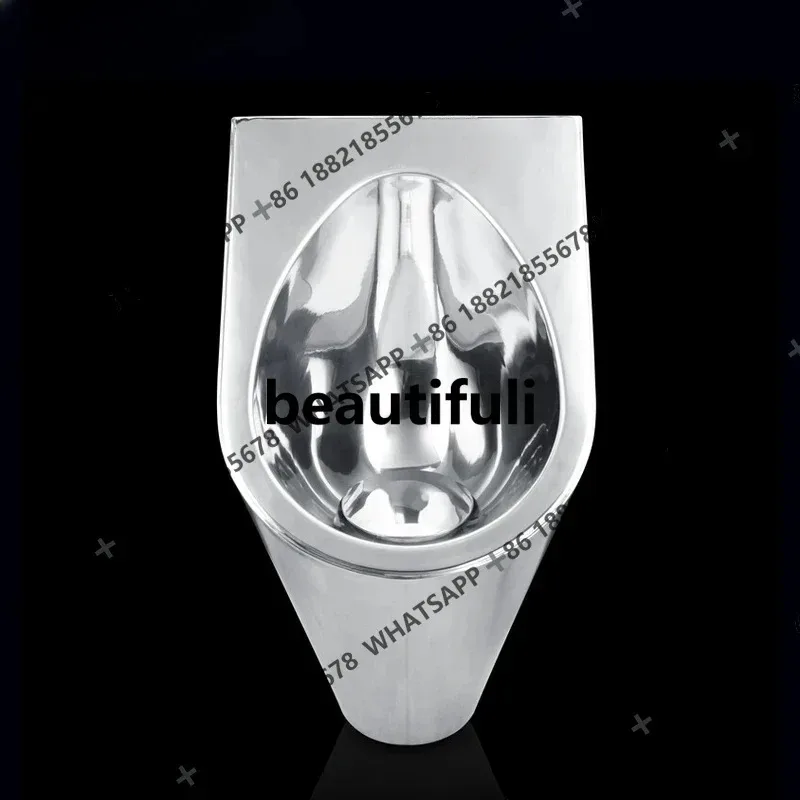 RR Adult standing non flushing project cross-border automatic induction spray stainless steel urinal