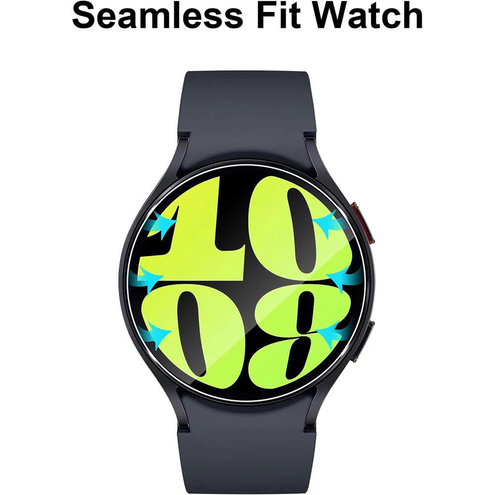 3/6Pcs Watch Protective Film For Samsung Galaxy Watch 6 40mm/44mm Anti-fall Scratch Tempered Film Smart Watch HD Screen Film