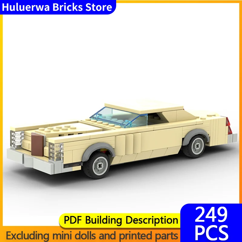 

Popular Movie Model MOC Building Bricks Movie Classic 2 Door Sedan Modular Technology Children Holiday Gifts Assemble Toys Suit