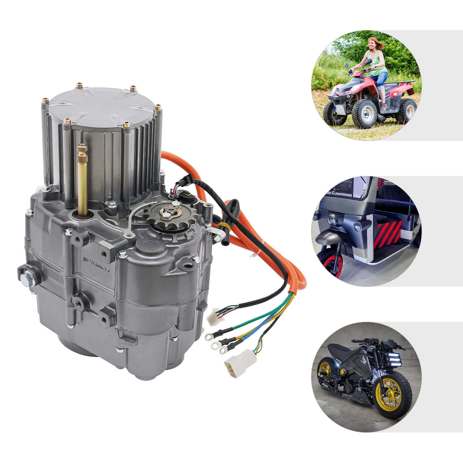 1000W Brushless Dc Motor Kit & Controller, Electric Motor DIY Conversion Kit, Electric Motor Kit - view 5