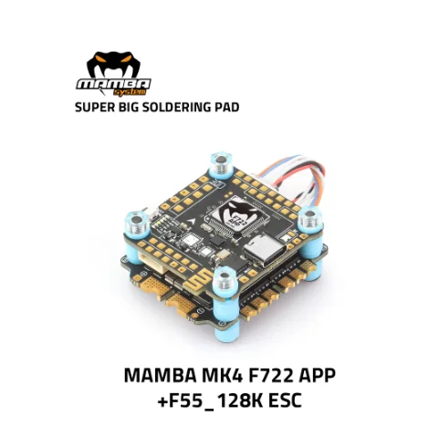 Mamba MK4กองแอป F722เครื่องควบคุมการบิน & F45 BLHeli_32 F55 DSHO1200 ESC ไร้แปรงถ่าน4in1สำหรับ FPV DR One