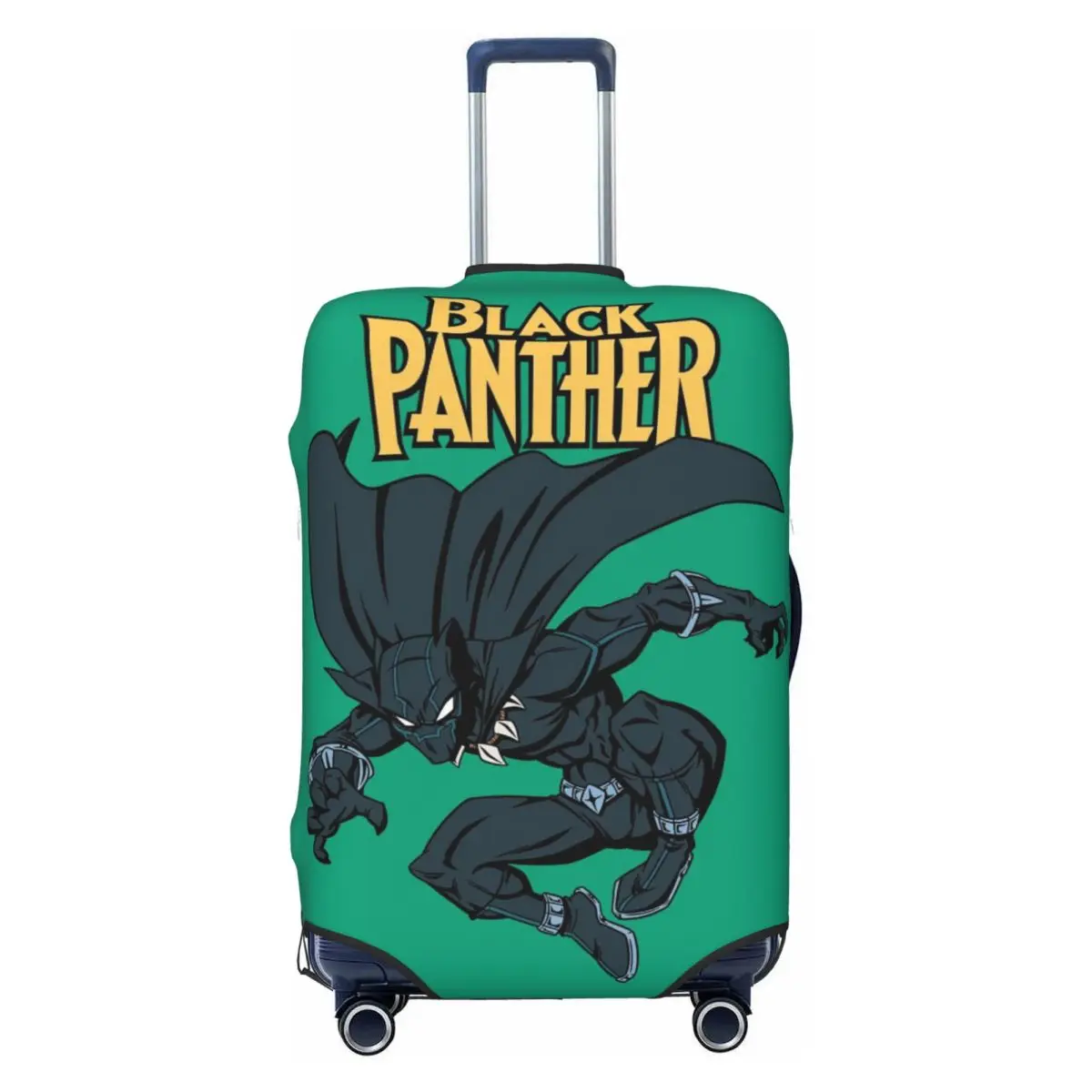 

Custom Black Panther Movie Travel Luggage Cover Elastic Suitcase Cover Protector Fit 18-32 Inch