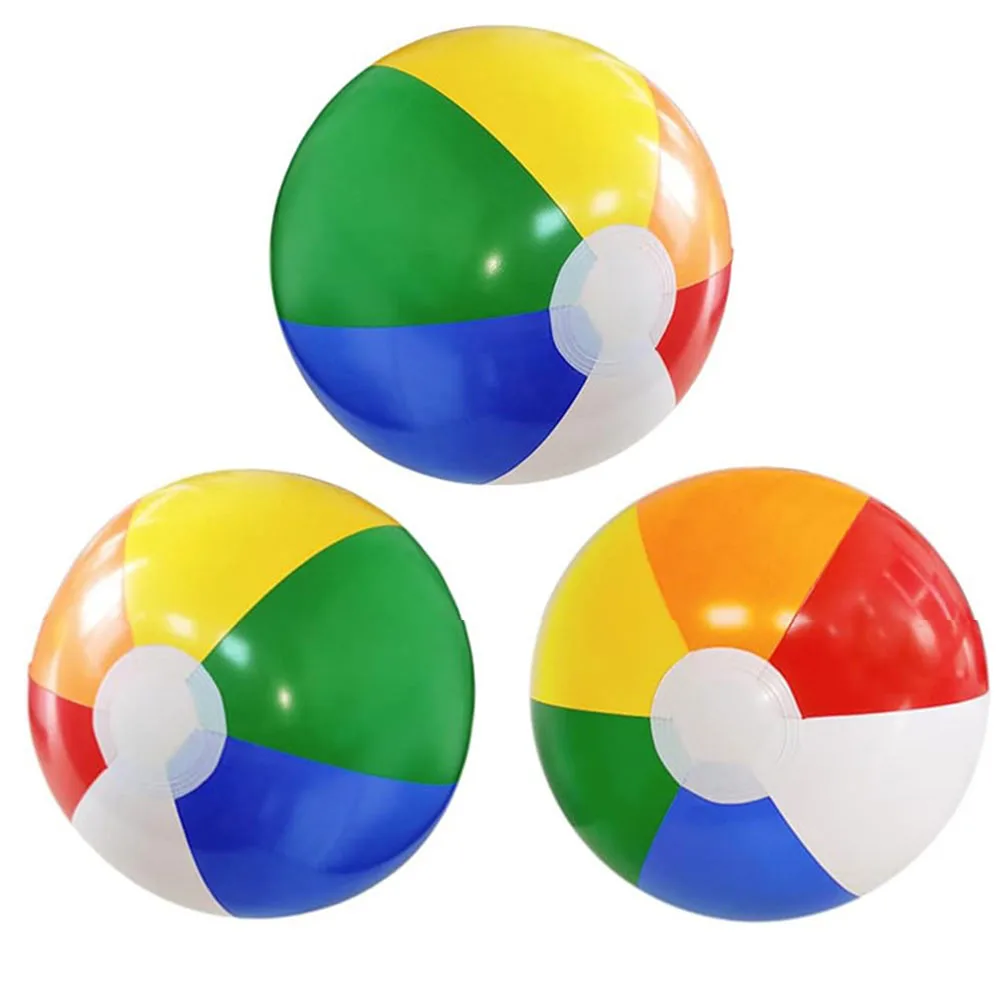 Aufblasbarer Wasserball, 6 Farben, PVC-Wasserspielzeug für Pool, See, Party, Sommerspaß, zwei Größen, manuelle Pumpe
