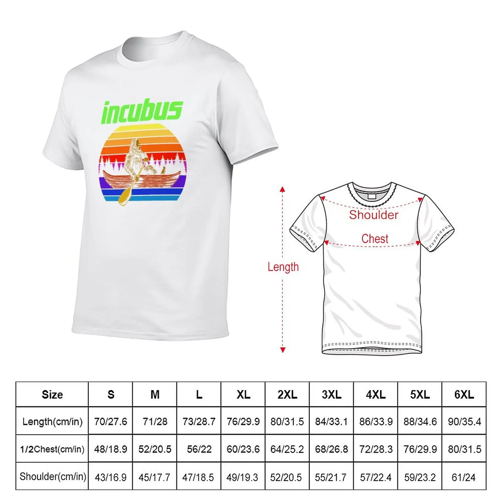 New Incubus Summer US Tour 2022 T-Shirt vintage clothes quick drying t-shirt new edition t shirt men clothing