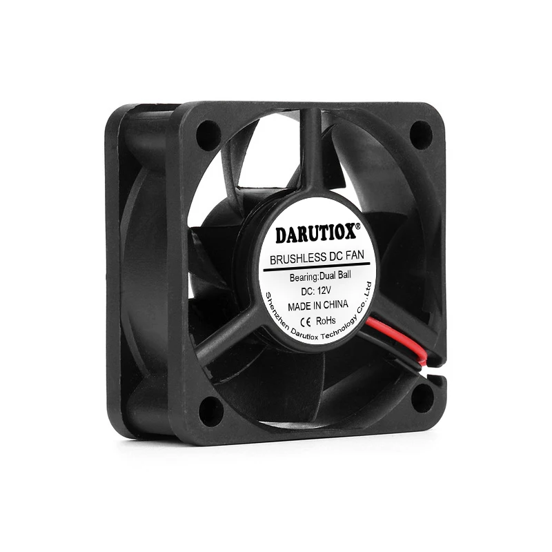 Ventilateur de refroidissement sans balais pour PC, 2 pièces, 50mm, 5cm, 50x50x20mm, 5V/12V/24, pour boîtier d'ordinateur