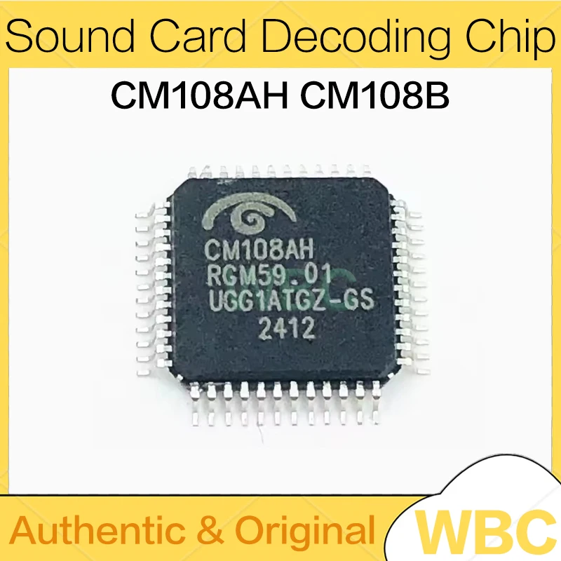 2Pcs/Lot CM108 CM108AH CM108B QFP48 USB decoding chip USB sound card chip brand new