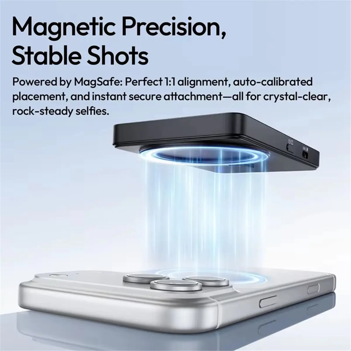 

New Electronics VM1 Vlog Selfie Monitor Screen for 17 16 15 3.97inch HD Display with Magnetic Ring for Smartphones Android