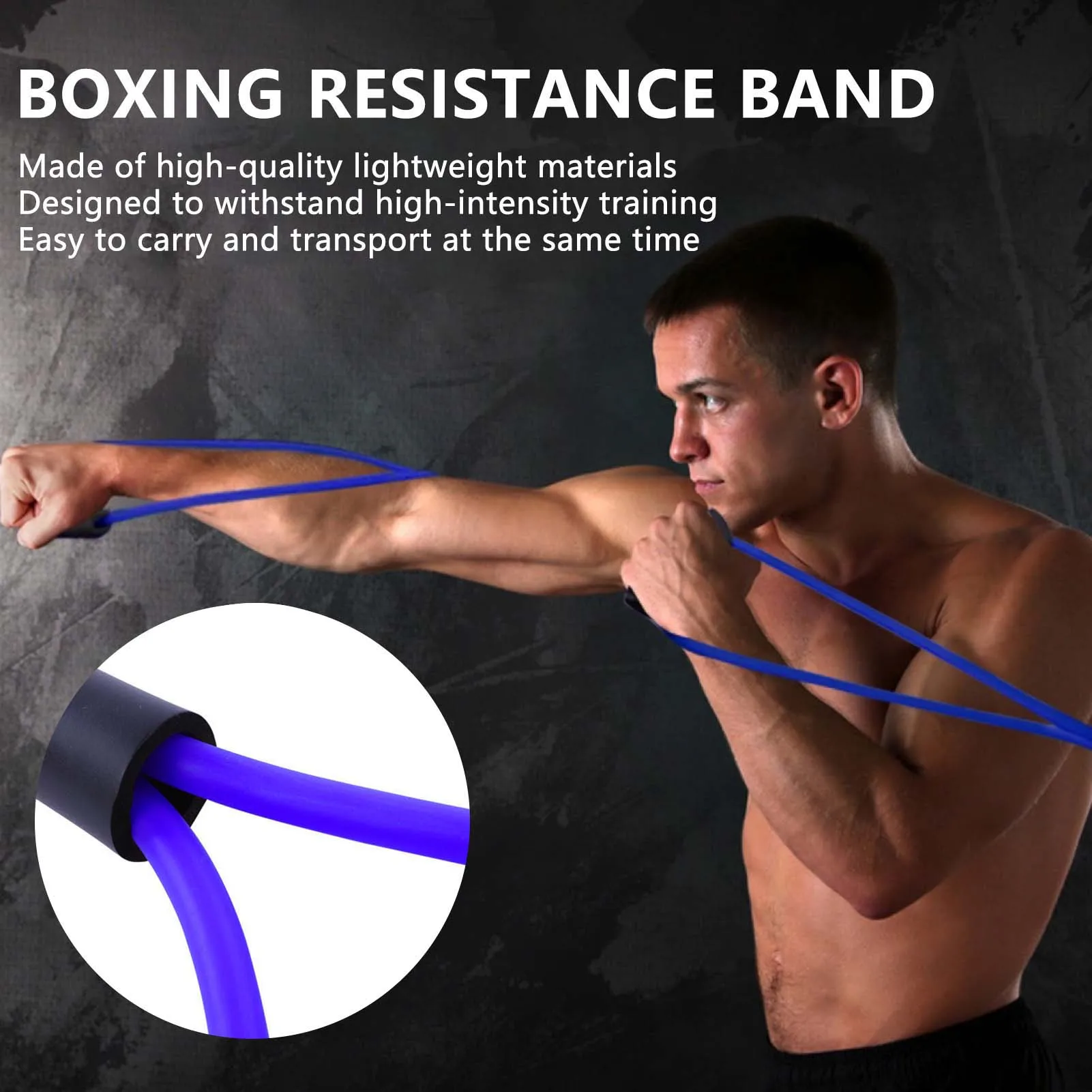 25/30/35 Pounds Resistance Band Boxing Dancing Fitness Exercise Muscle Training Elastic Band Limbs Explosive Training Equipments