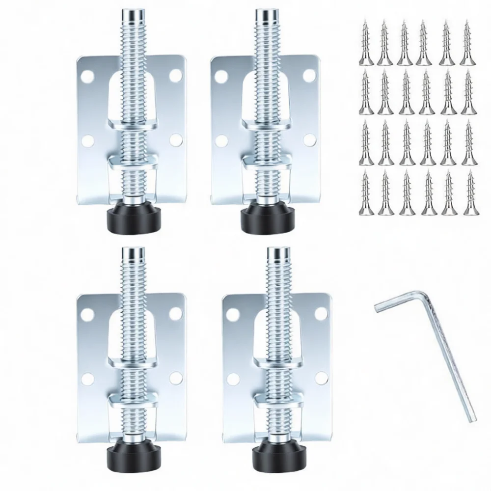 Heavy Duty Side Adjustable Leveling Foot Cabinet Base Stabilizer Professional Furniture Leg Support For Home Workshop