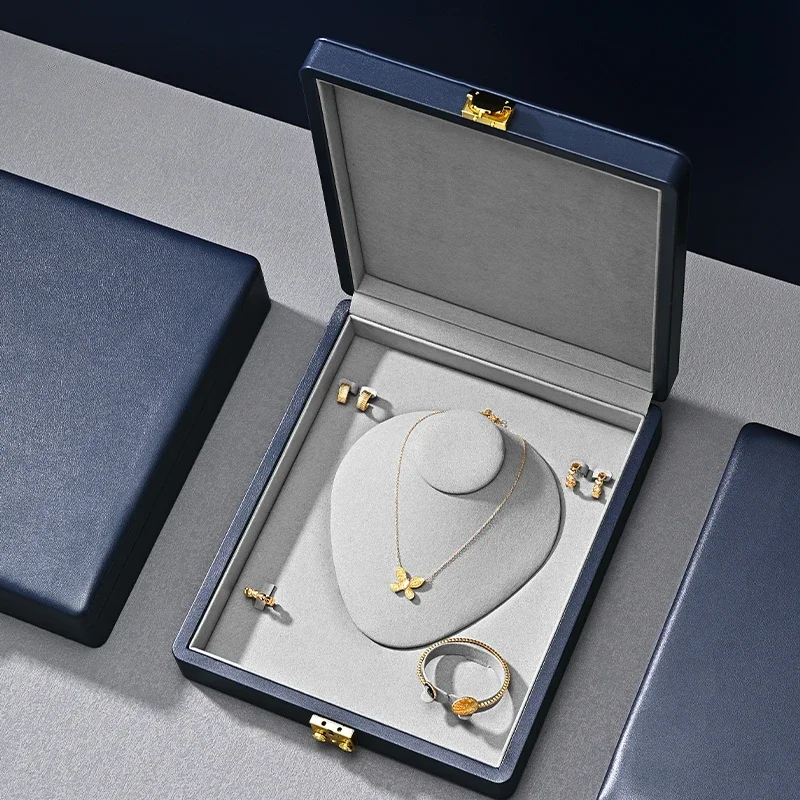 

Jewelry Storage Box PU Leather Multi functional Jewelry Box Ring Earrings Necklace Jewelry Storage Box