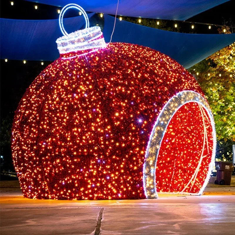 Custom. Led Ball Lighting Outdoor Street Decoration Led 3D Motif Light