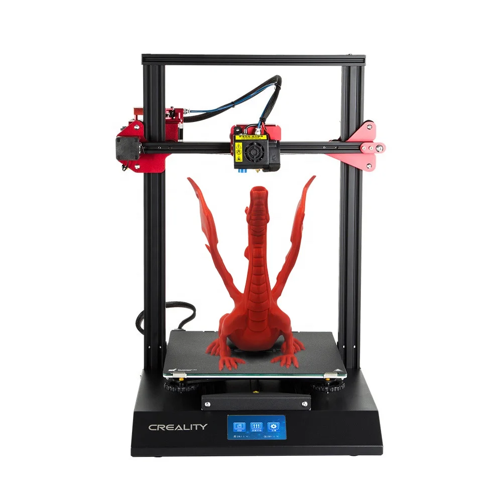 New Creality CR-10S PRO upgraded with 9 functions, auto leveling, touch screen,double gear extrusion,brand power,filament detect