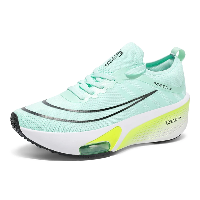 

Men Sports Running Shoes Casual Carbon Plate Marathon Breathable Lightweight Women's Comfortable Athletic Nonskid Sneakers