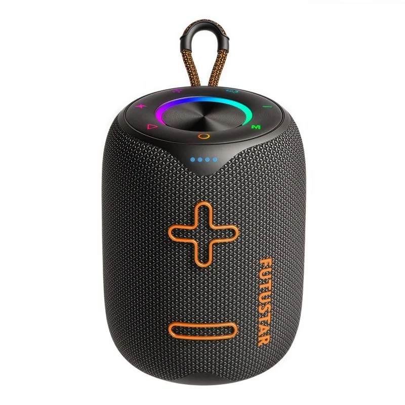 Tragbarer Mini-Stereo-High-Fidelity-wasserdichter Outdoor-Subwoofer mit leistungsstarken 20 W Bluetooth-Multifunktionslautsprechern mit hoher Lautstärke
