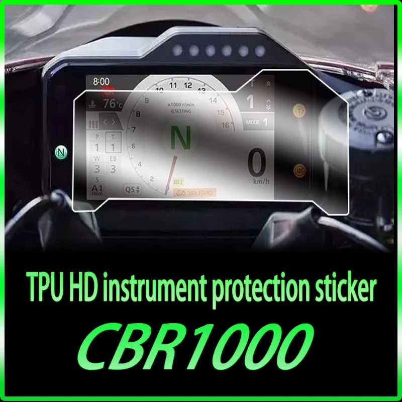 Applicable to Honda CBR1000 high-definition TPU anti scratch instrument film scratch self-healing protection film retrofit stick