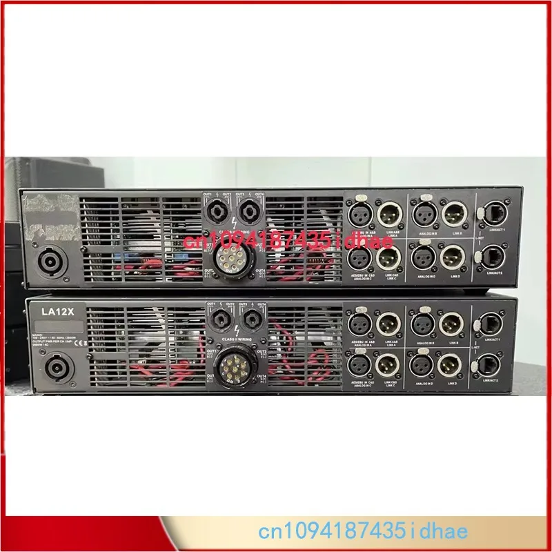 Control de software Dsp de 4 canales 4x2600W/4Ohms LA12X amplificador de potencia conmutada