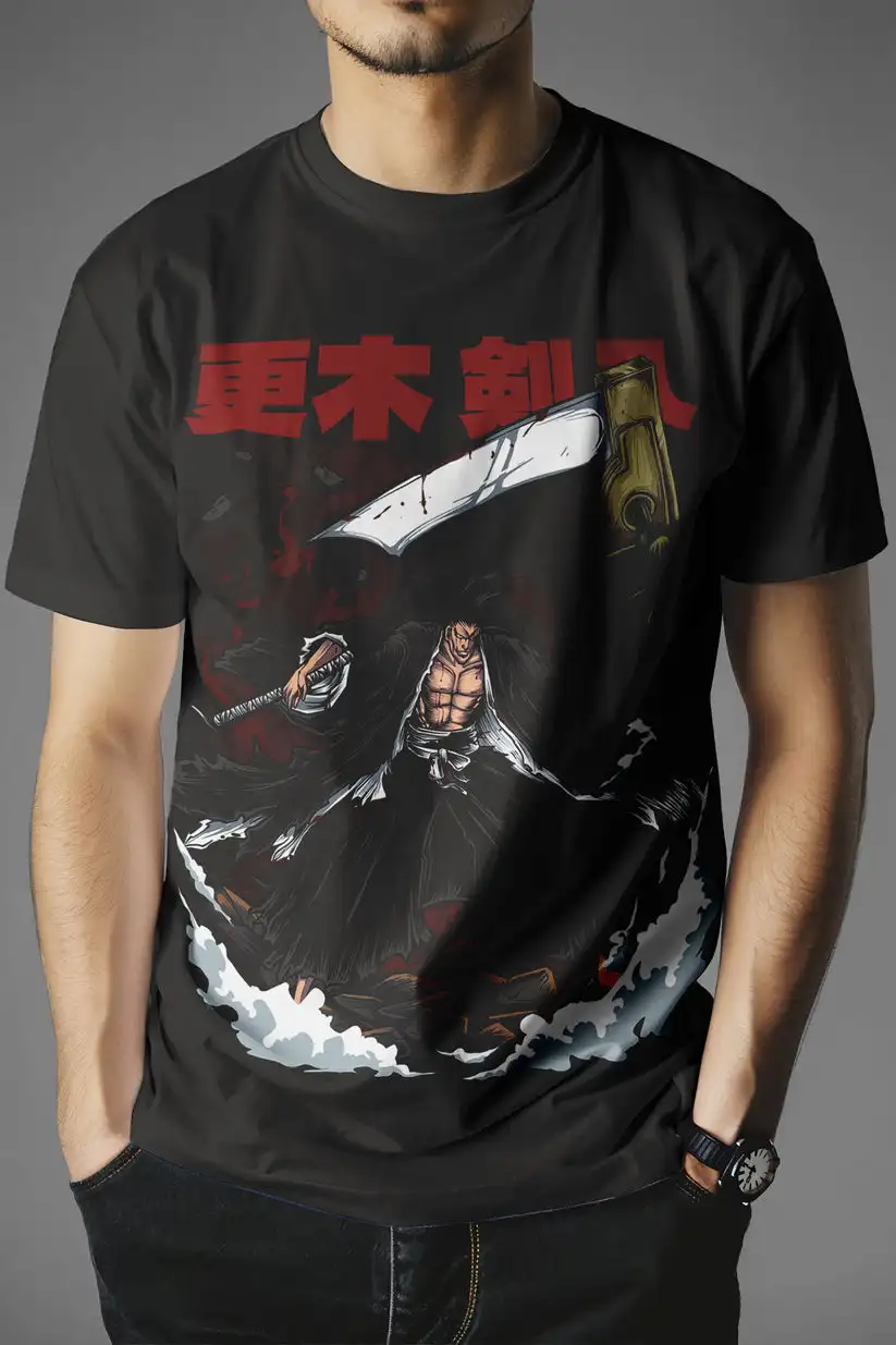 Bleach Zaraki Kenpachi Bankai T-Shirt view 4