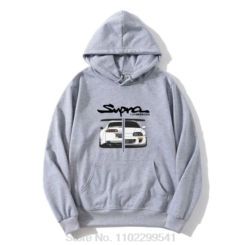 Car Jdm Men Hoodie MK IV Initial D Manga Print Oversized Hoody Harajuku Jacket Zip Up Hoodie Sweatshirt Funny Streetwear