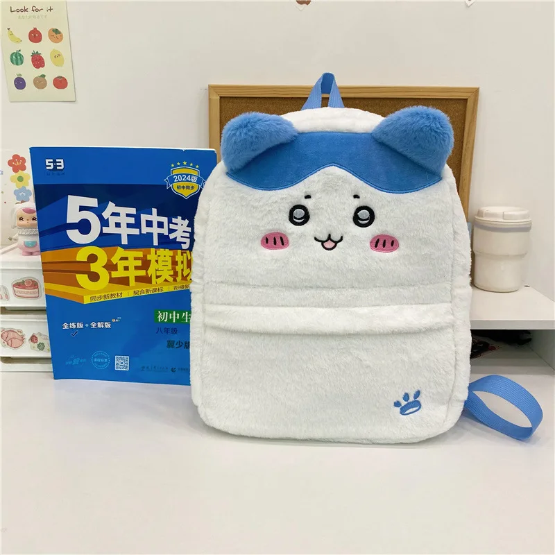 Mochila con dibujos animados de gato para estudiantes, bolso escolar de gran capacidad con nombre bordado personalizado, novedad de 2024