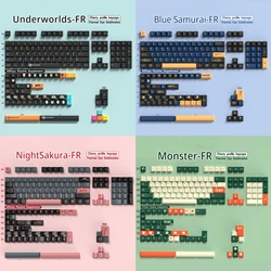 Touches françaises 136-156 prédire BPT sans profil, pour clavier mécanique MX 7U Space prédire Hi75