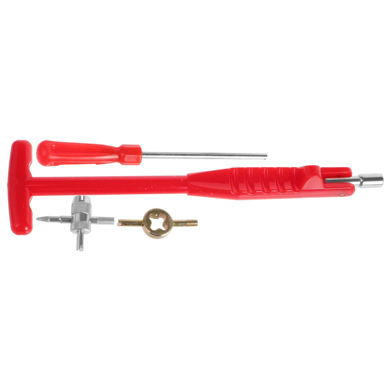 

4Pcs Valve Core Wrench Tool Set Easy Install Remove Bicycles Motorcycles Cars Portable Durable Tire Maintenance