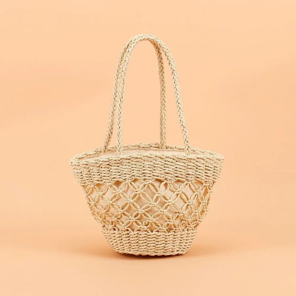 Soft Summer Beach Bag New Woven Tote Bag Casual Shoulder Bag