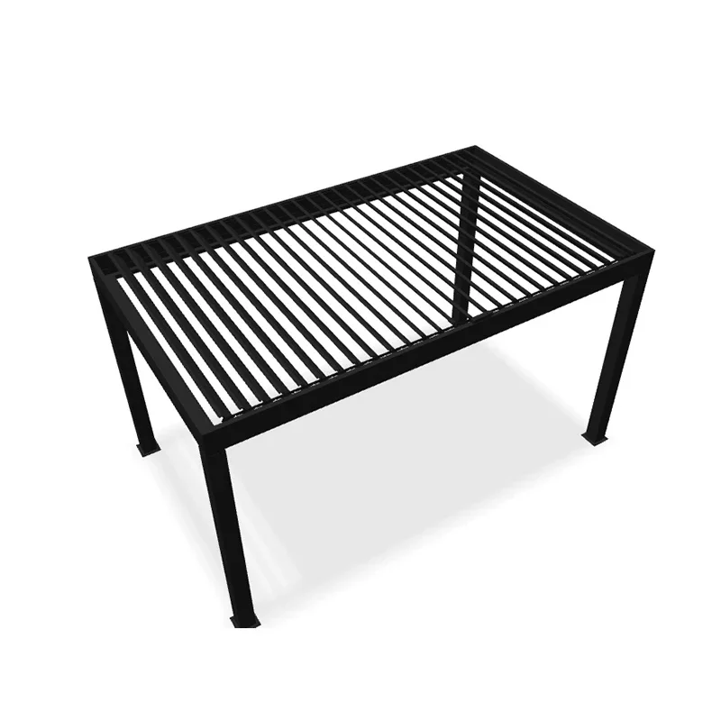 Factory All Season Shutter Aluminium Pergola Garden Canopy Pavilion Gazebo Outdoor Louvre Pergolas Motorized