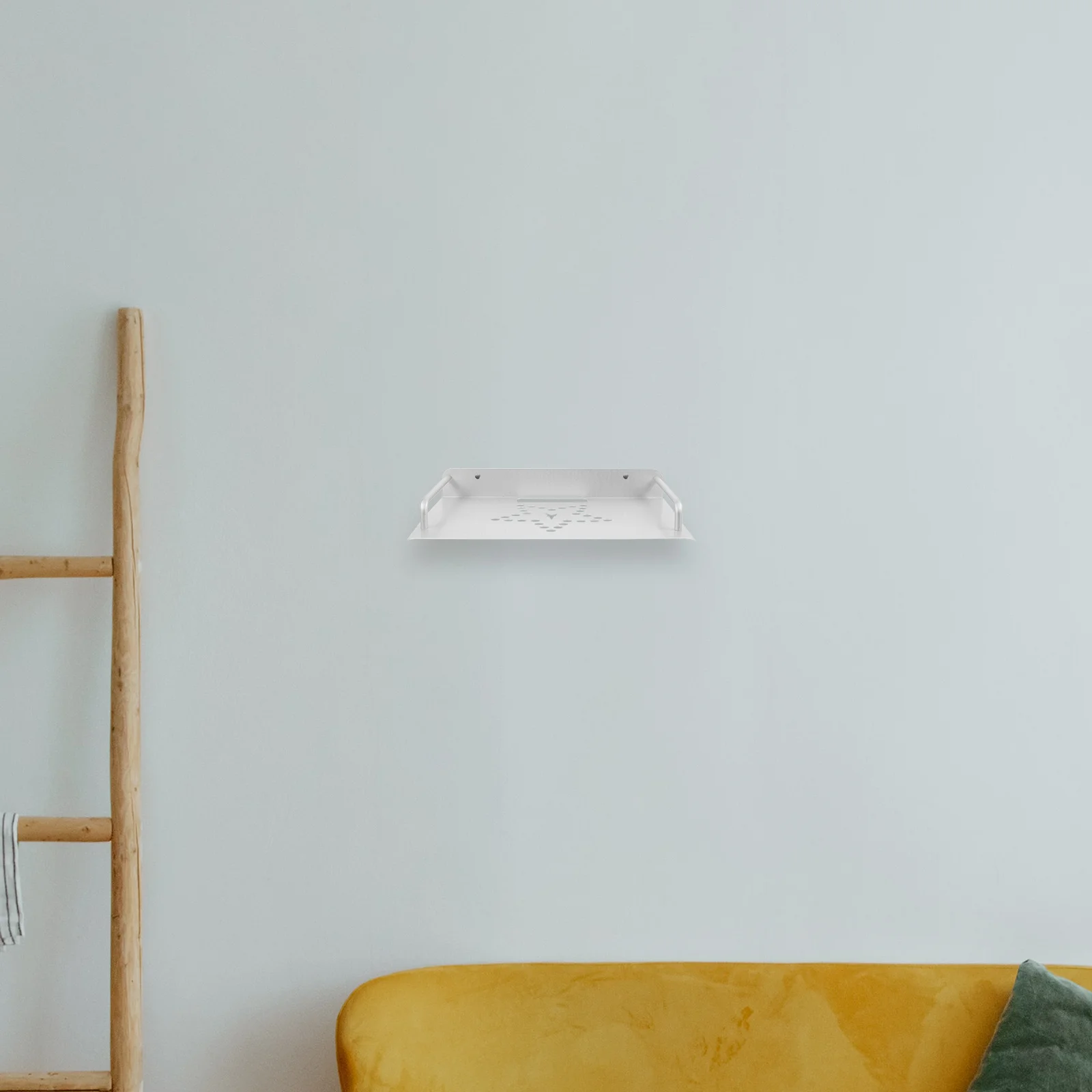 Aluminum Stand for Stb Box Or Router Heavy Duty Load Bearing Holder Space Saving Living Room Rack White Stb Box Stand