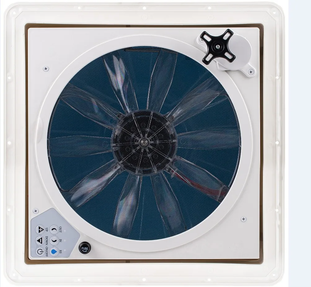 Imagem -03 - Controle Remoto Manual 15.7 Caravan Telhado Ventilador de Ventilação 12v rv Camper Car Acessórios Skylight Motorhome rv Telhado Ventilador de Ventilação