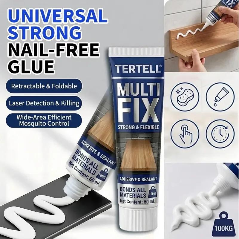 No Drill Nail Free Strong Adhesive Glue High Viscosity Multi Purpose Heavy Duty Waterproof All Surface Repair Glue