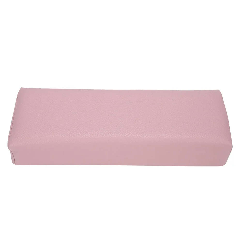 PU Leather Nail Art Hand Pillow Waterproof Soft Nail Arm Rest Cushion Rectangular Manicure Hand Pad Gel Nail Care Use