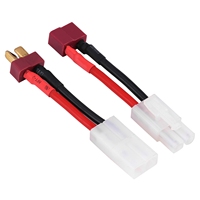 /Set T Plug Female / Male to  Male / Female Adapter Cable 14 AWG Wire RC Accessory T Plug to Cable RC Accessory