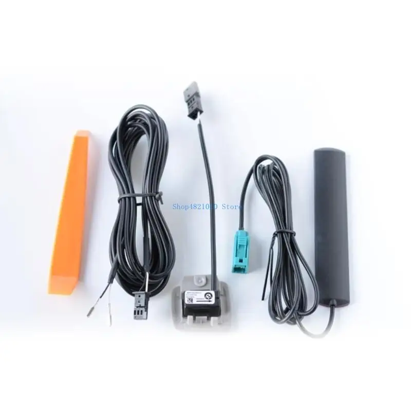 

T3LF Replacement Mic and Antenna Microphone with Bluetooth-compatible Wire & Music Antenna Auto Accessory Easy Installation