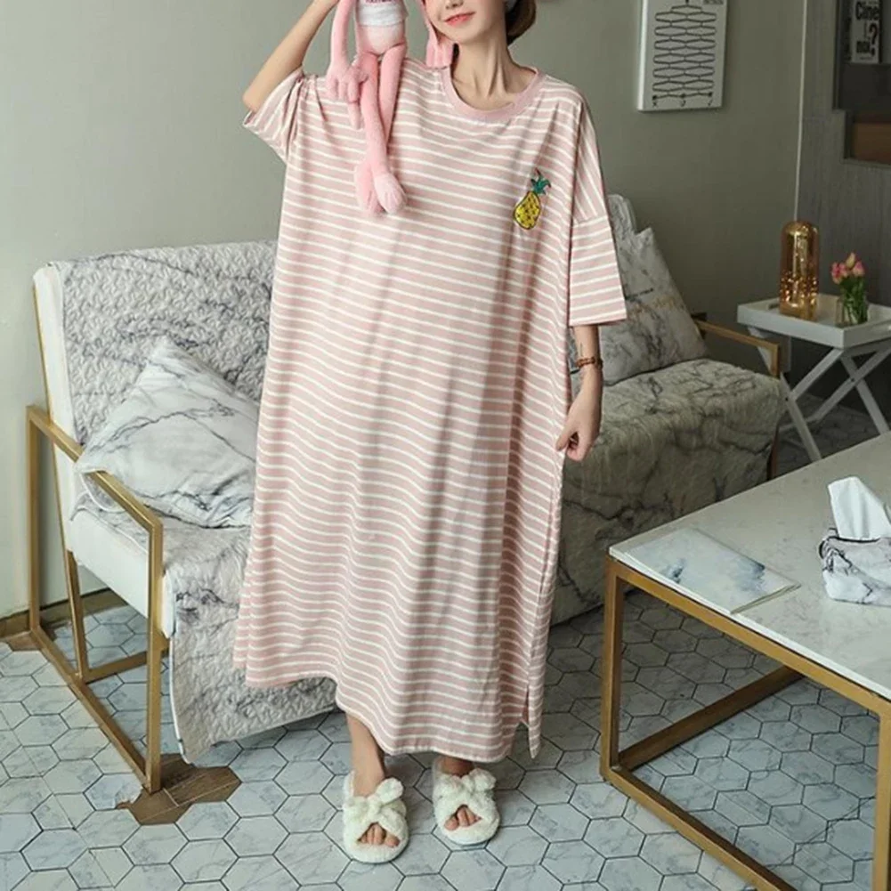 

Loose Long Nightdress Casual Home Wear Home Wear Sleepwear All Seasons Wear Brand New Condition Comfortable Fit