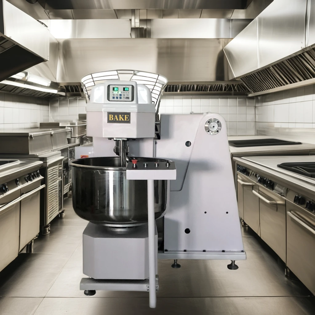 Large  250kg Industrial BAKE Tipping Flour Bread Dough Maker Spiral Mixer Machine for Bakery Factory Industry Kneader Mixer