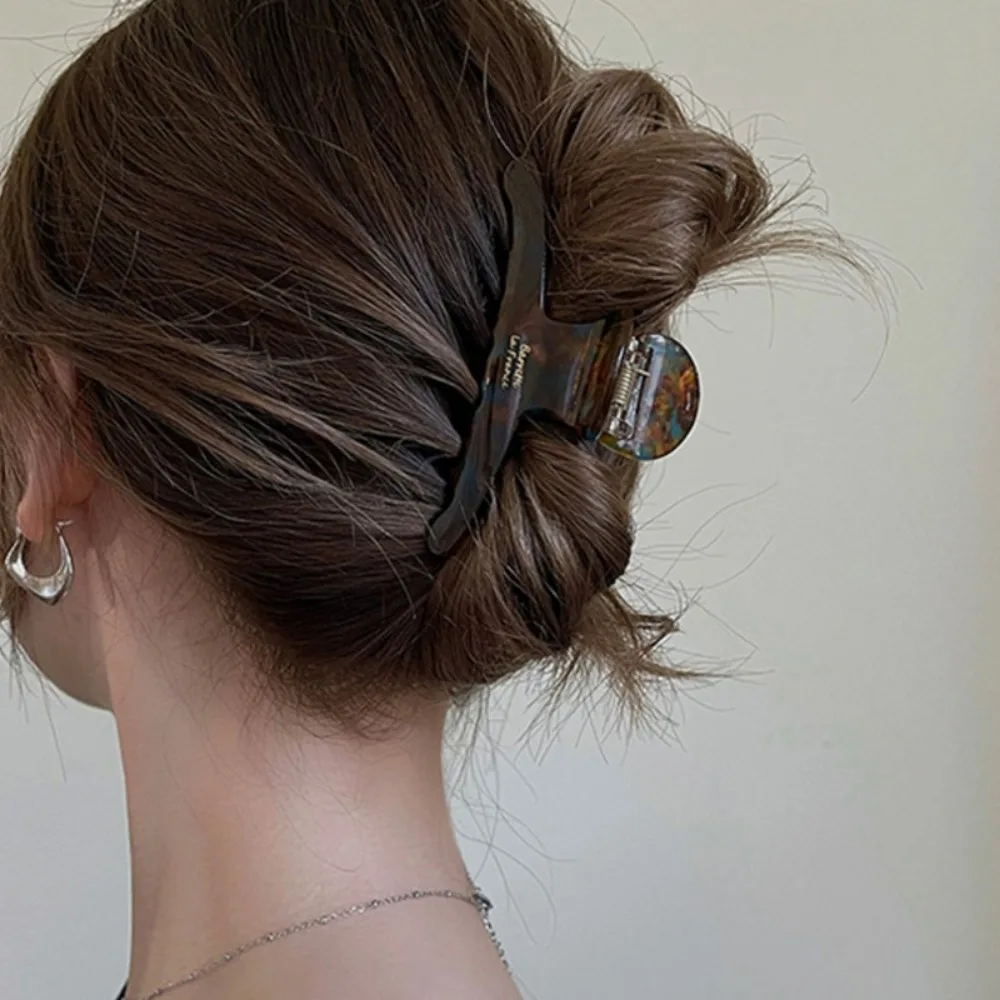 Elegante fermaglio per capelli in acetato di alta qualità per donne e ragazze, color tè, decorativo, vintage, gioielli alla moda, accessori per capelli_voghion.com