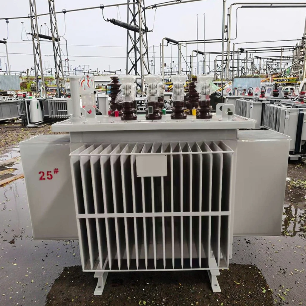 Used 630kVA Three Phase Oil Immersed Transformer High Efficiency Industrial Power