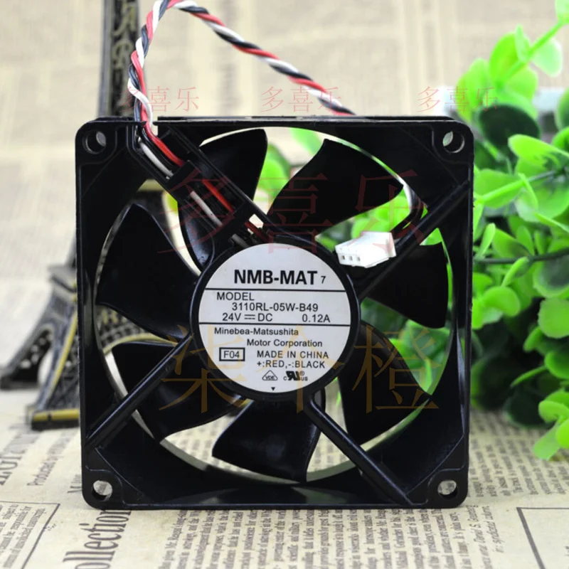 

ZMZM для NMB 8 см 8025 24 В 0,12 А 3110RL-05W-B49 Промышленный вентилятор охлаждения корпуса