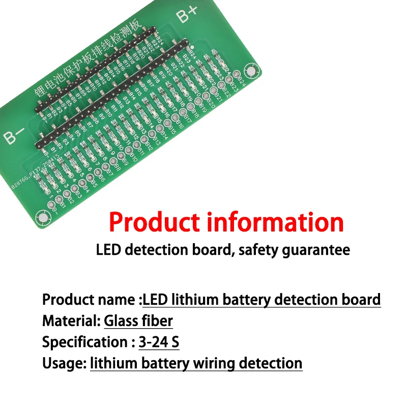3S ~ 28S LED Detection Board Cable Tester Light FOR Li-ion LifePo4 Lithium Battery Protection Board 4S 7S 8S 10S 13S 14S 16S BMS