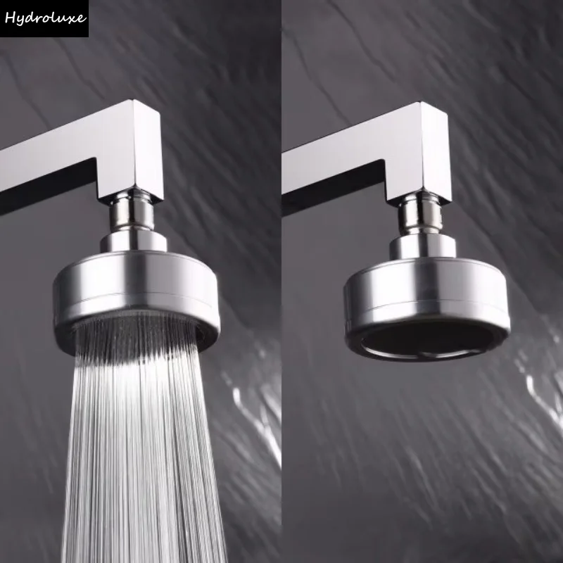 Bathroom Shower Head High Pressure 304 Stainless Steel Top Rain Ceiling Mounted Adjust Rainfall Shower High Pressure Shower Head