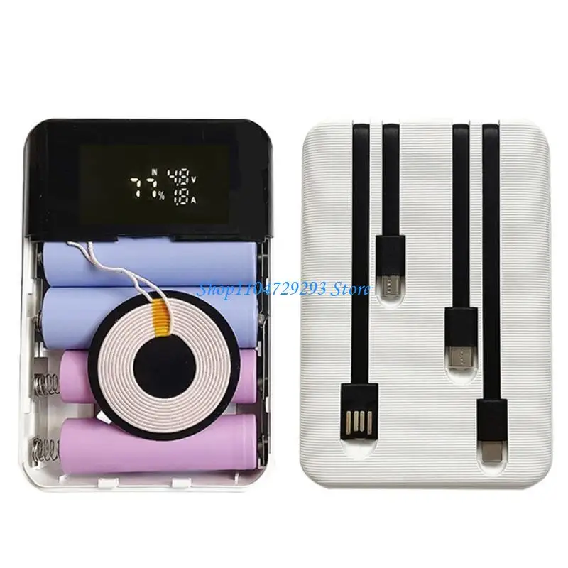 

Y2GD 4x 18650/18700/20700/21700 for Case LCD Display DIY for Shell